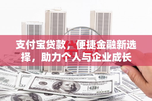 无极支付宝贷款，便捷金融新选择，助力个人与企业成长