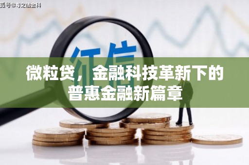 文安微粒贷，金融科技革新下的普惠金融新篇章