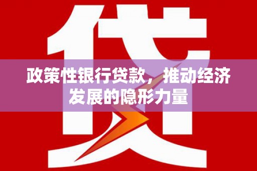 米易政策性银行贷款，推动经济发展的隐形力量