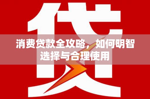 岚山消费贷款全攻略，如何明智选择与合理使用