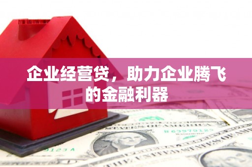 顺平企业经营贷，助力企业腾飞的金融利器
