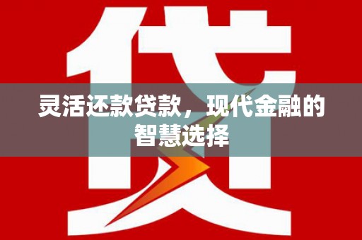 濮阳灵活还款贷款，现代金融的智慧选择