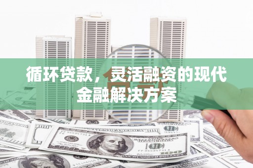 端州循环贷款，灵活融资的现代金融解决方案