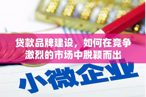 吴忠贷款品牌建设，如何在竞争激烈的市场中脱颖而出