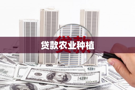 汉川贷款农业种植
