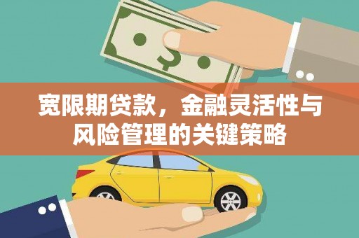 金湖宽限期贷款，金融灵活性与风险管理的关键策略