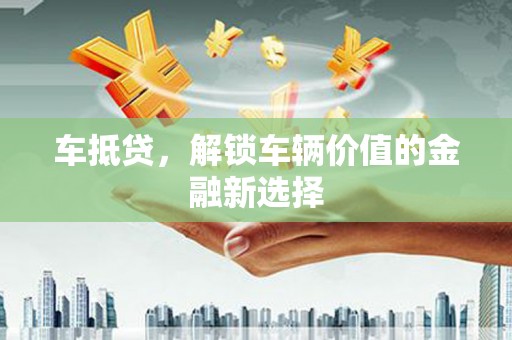 巴里坤车抵贷，解锁车辆价值的金融新选择