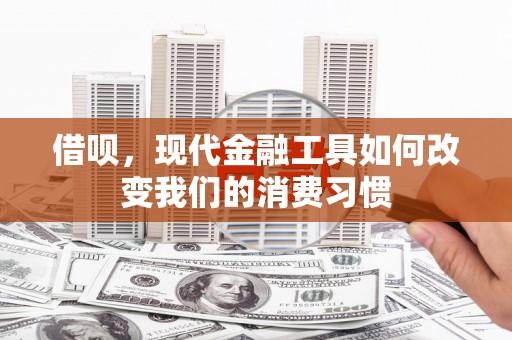 云溪借呗，现代金融工具如何改变我们的消费习惯
